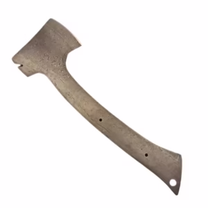 Handmade Damascus Steel Tomahawk Hatchet Industrial Grade Axe Blank with Hand Forged Cover for Outdoor Camping